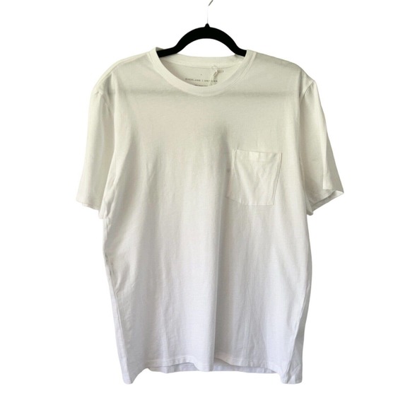 Everlane Other - NWD Everlane White Crewneck Organic Cotton Pocket T-Shirt Men’s Size Medium
